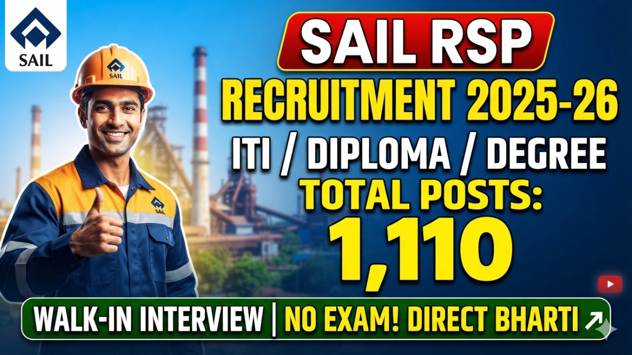 SAIL RSP Apprentice Recruitment
