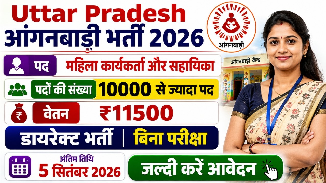 UP Anganwadi Bharti 2026