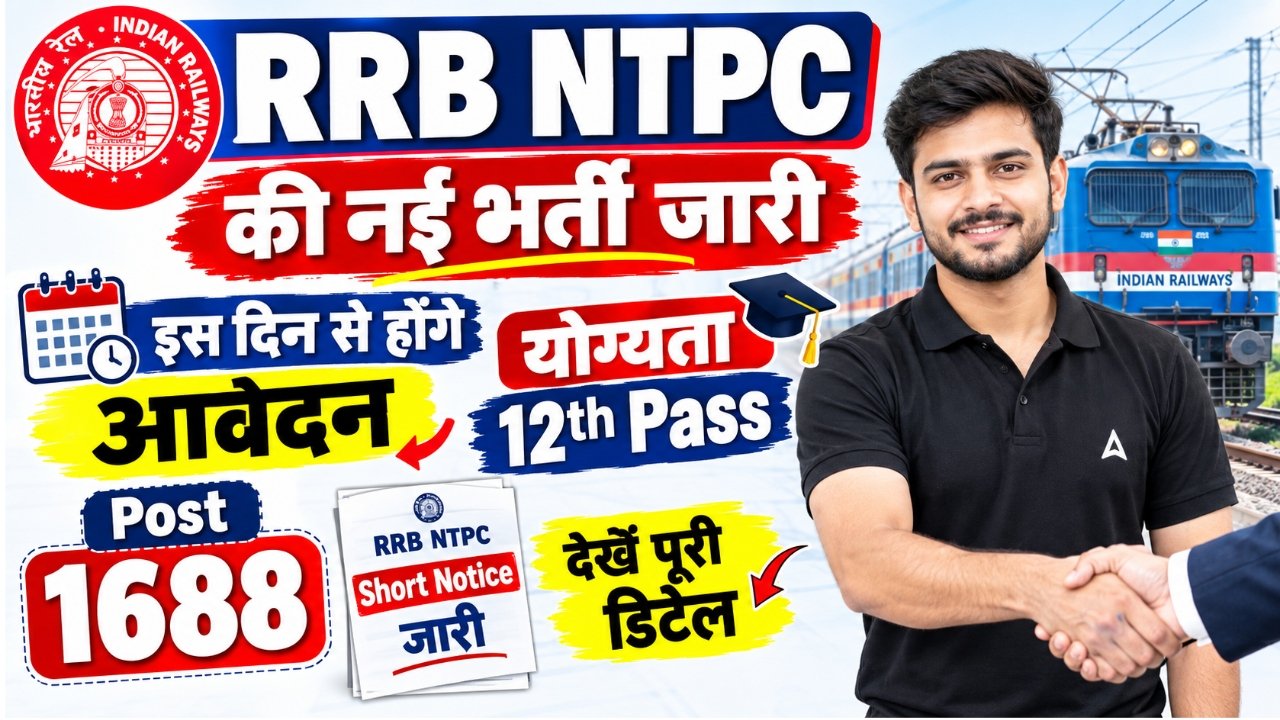 RRB NTPC Under Graduate Recruitment 2026