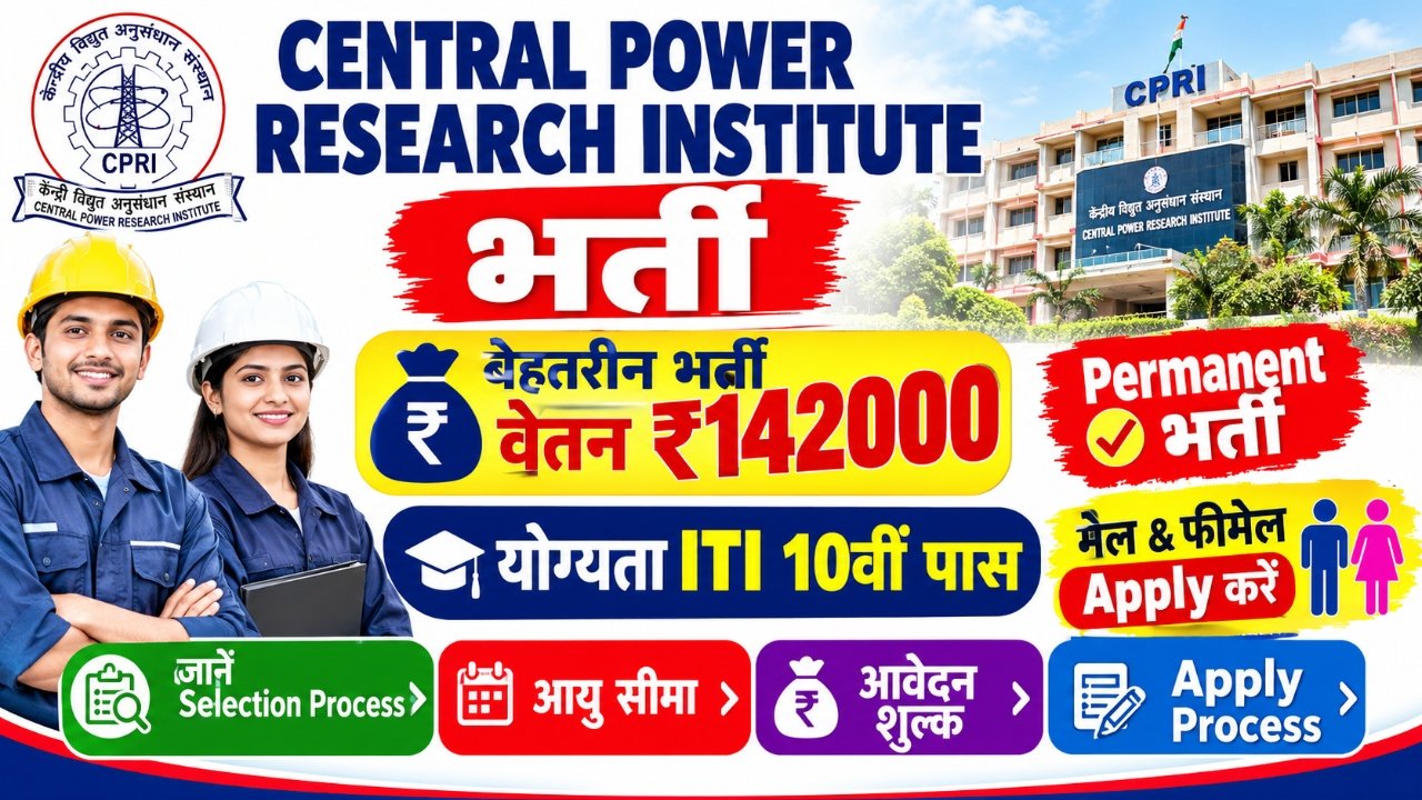 CPRI Recruitment 2026