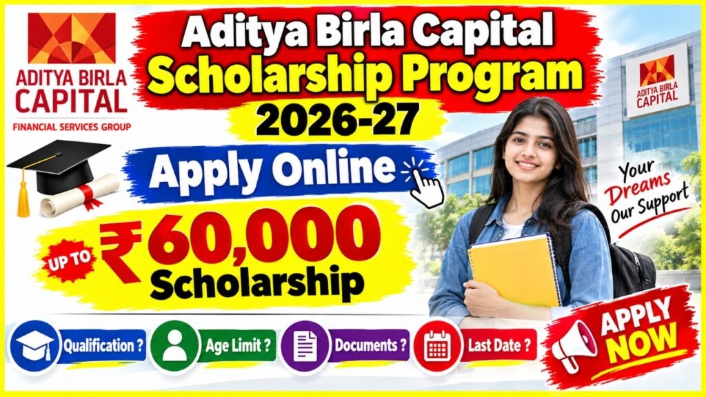 Aditya Birla Capital Scholarship Program 2026-27