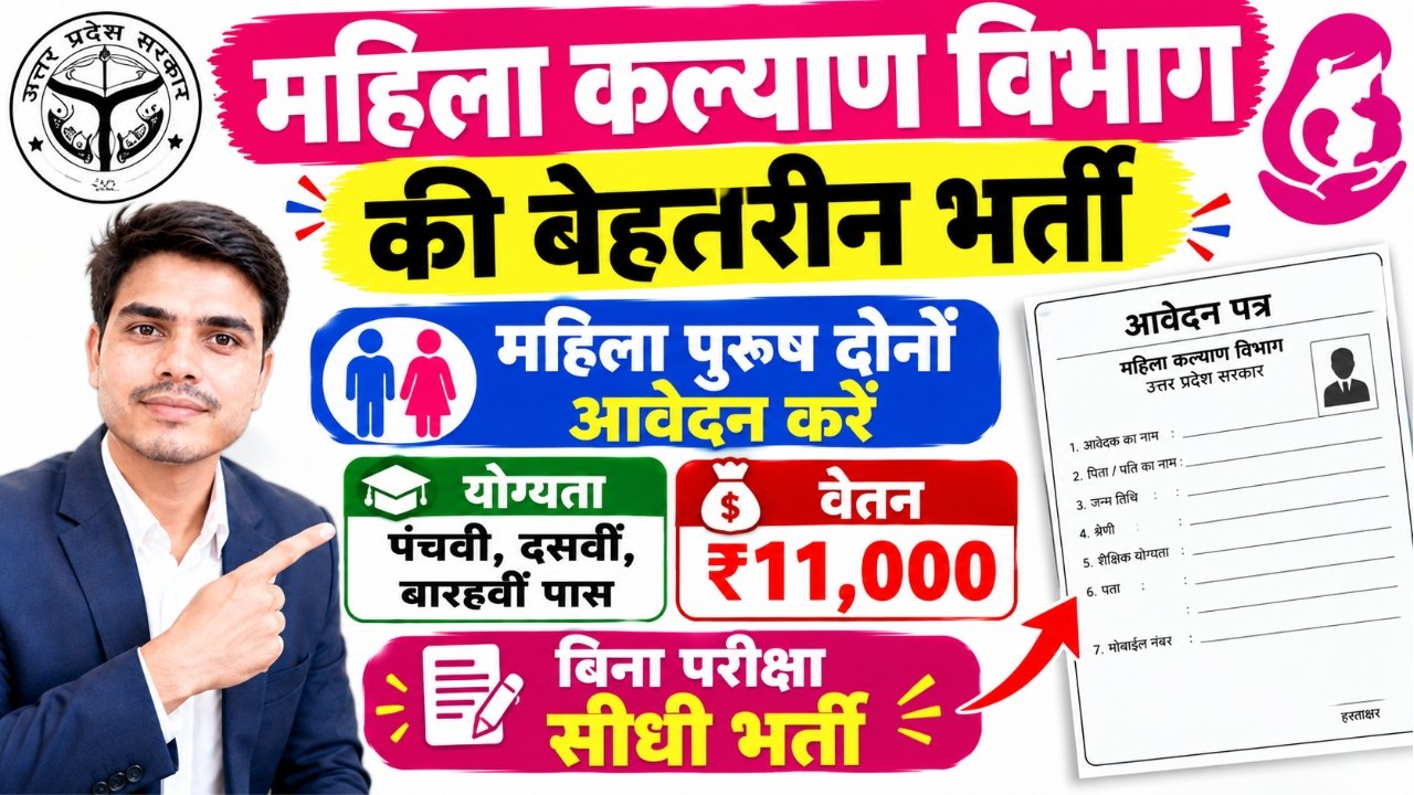 Mahila Kalyan Vibhag MTS Vacancy 2026