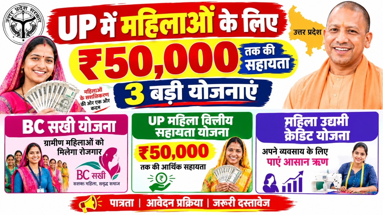 UP Me Mahilao Ke Liye Yojana 50000