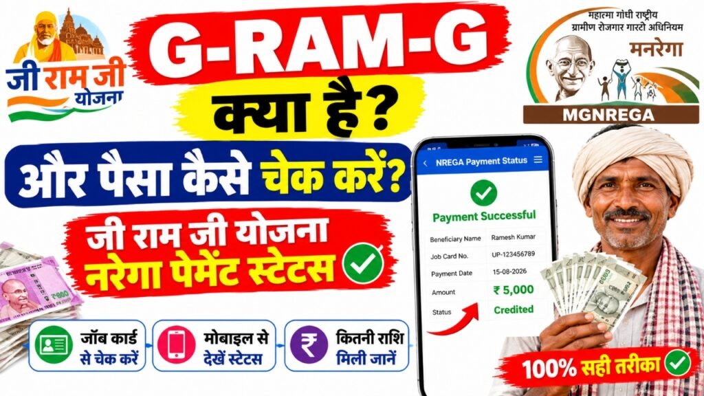 G-RAM-G Kya Hai aur paisa kaise check Karen