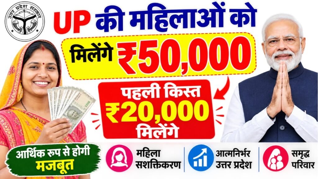 UP me Mahilao ke Liye Yojana 50000 Kab Milenge