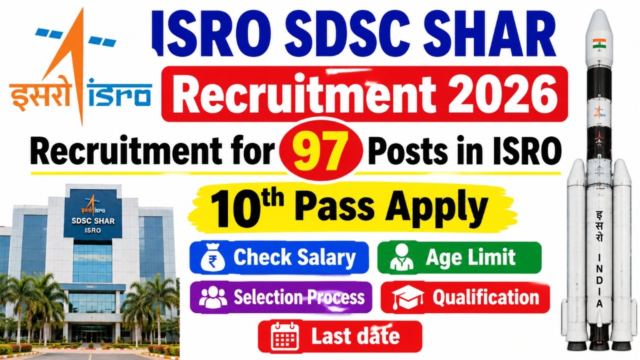 ISRO SDSC SHAR Recruitment 2026