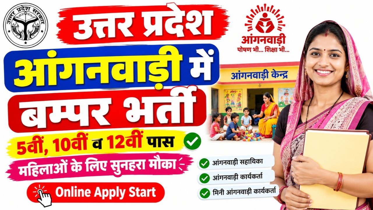 UP Anganwadi Bharti 2026 Online Apply Date